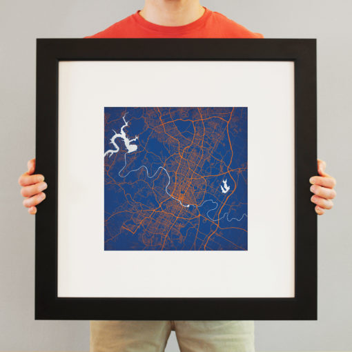 Austin, Texas Map Art by City Prints - Image 4
