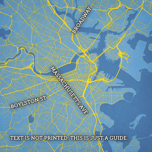 Boston, Massachusetts Map Art by City Prints - Image 2