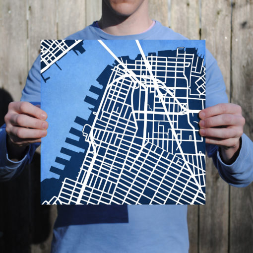 Brooklyn, New York Map Art by City Prints - Image 3