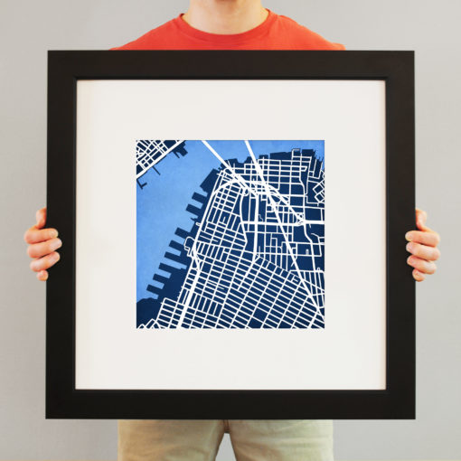 Brooklyn, New York Map Art by City Prints - Image 4