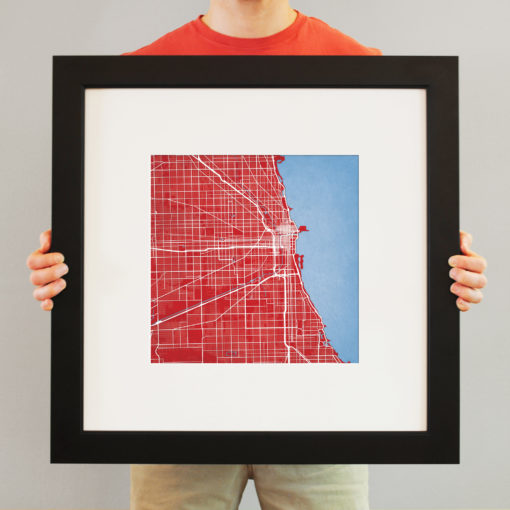 Chicago, Illinios Map Art by City Prints - Image 4