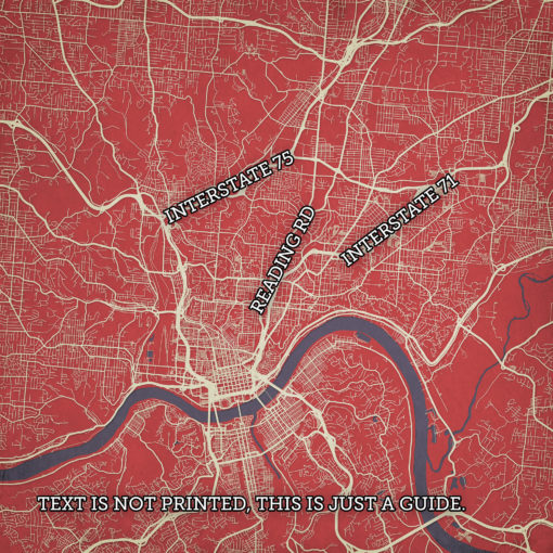 Cincinnati, Ohio Map Art by City Prints - Image 2
