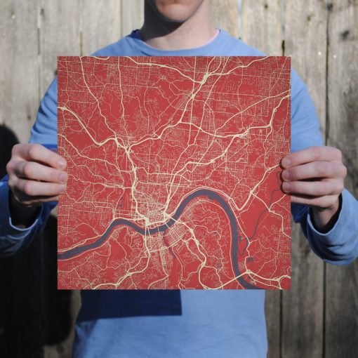 Cincinnati, Ohio Map Art by City Prints - Image 3