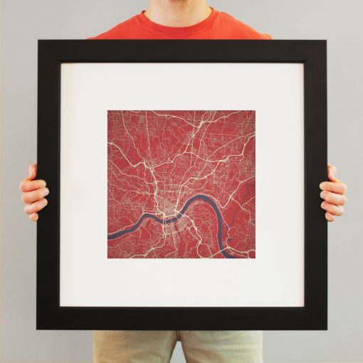 Cincinnati, Ohio Map Art by City Prints - Image 4