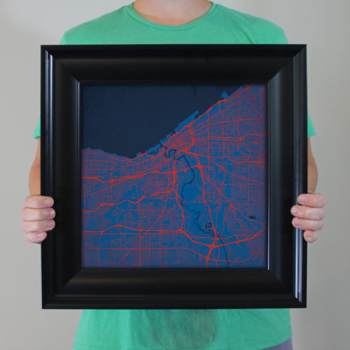 Cleveland, Ohio Map Art by City Prints - Image 5