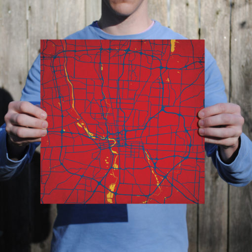 Columbus, Ohio Map Art by City Prints - Image 3
