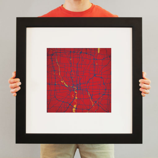 Columbus, Ohio Map Art by City Prints - Image 4