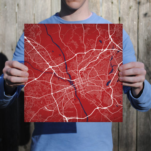 Columbia, South Carolina Map Art by City Prints - Image 3