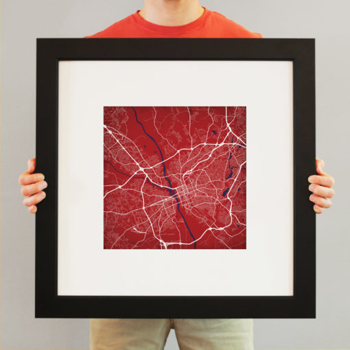 Columbia, South Carolina Map Art by City Prints - Image 4