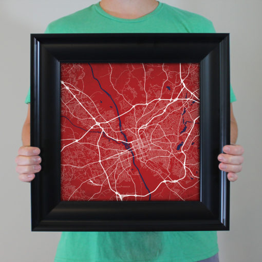 Columbia, South Carolina Map Art by City Prints - Image 5