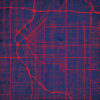 Denver, Colorado Map Art by City Prints