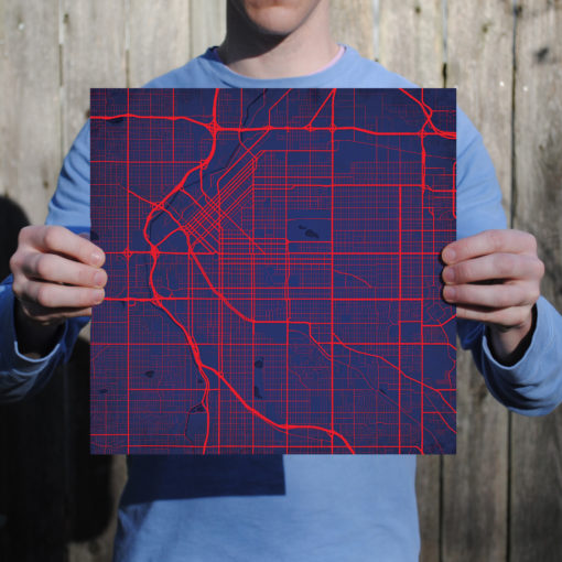 Denver, Colorado Map Art by City Prints - Image 3