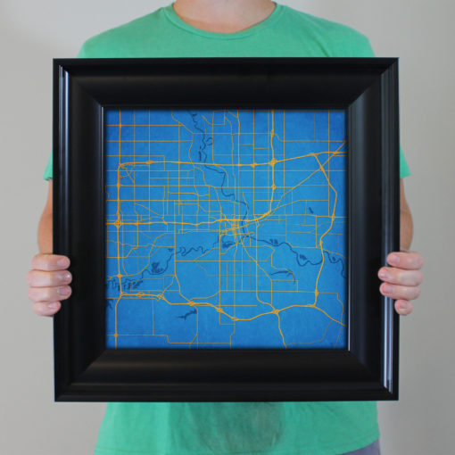 Des Moines, Iowa Map Art by City Prints - Image 5