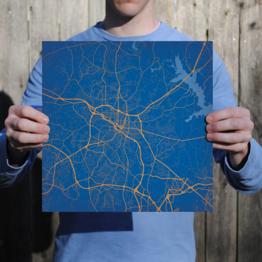 Durham, North Carolina Map Art by City Prints - Image 3