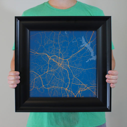 Durham, North Carolina Map Art by City Prints - Image 5