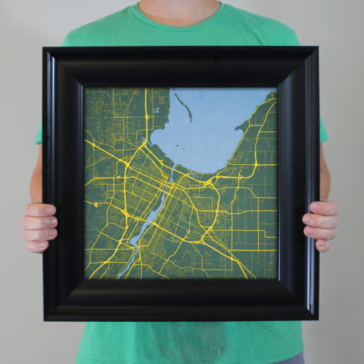Green Bay, Wisconsin Map Art by City Prints - Image 5