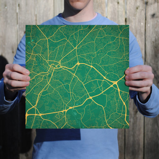 Greenville, South Carolina Map Art by City Prints - Image 3