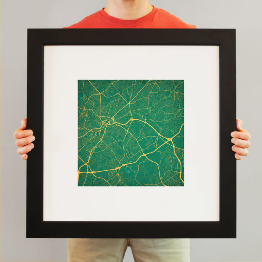 Greenville, South Carolina Map Art by City Prints - Image 4