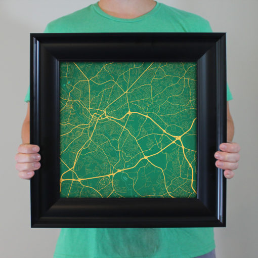 Greenville, South Carolina Map Art by City Prints - Image 5