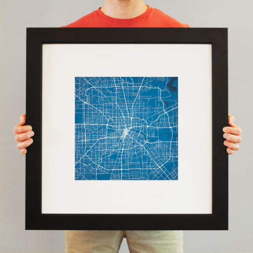 Houston, Texas Map Art by City Prints - Image 4