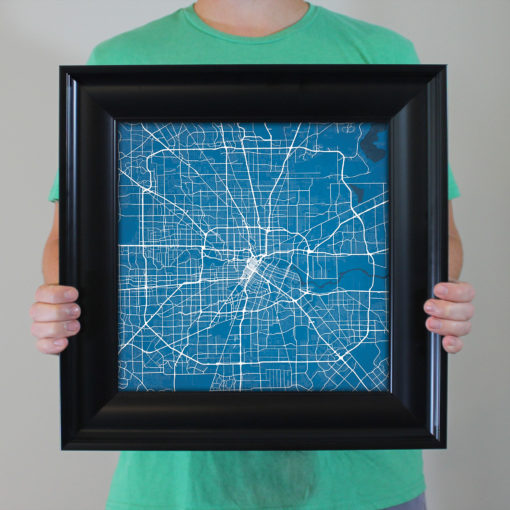 Houston, Texas Map Art by City Prints - Image 5