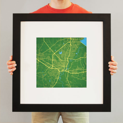 Jackson, Mississippi Map Art by City Prints - Image 4