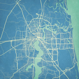 Jacksonville, Florida by City Prints