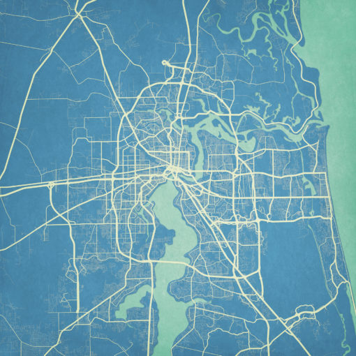 Jacksonville, Florida by City Prints