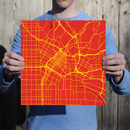 Los Angeles, California Map Art by City Prints - Image 3