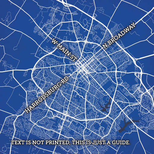 Lexington, Kentucky Map Art by City Prints - Image 2
