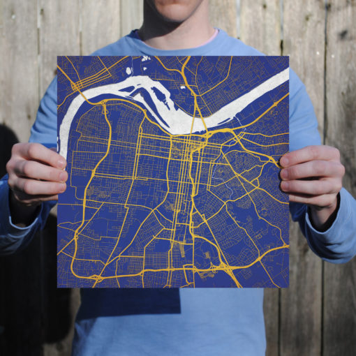 Louisville, Kentucky Map Art by City Prints - Image 3