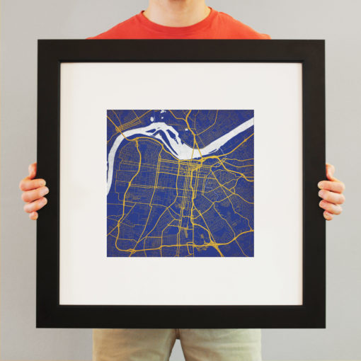 Louisville, Kentucky Map Art by City Prints - Image 4