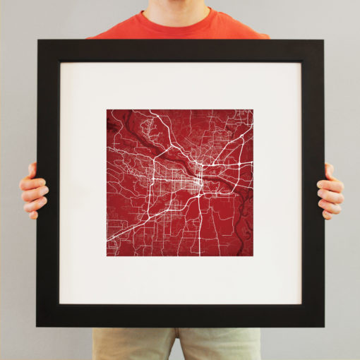 Little Rock, Arkansas Map Art by City Prints - Image 4