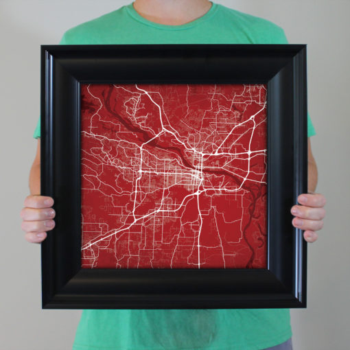 Little Rock, Arkansas Map Art by City Prints - Image 5