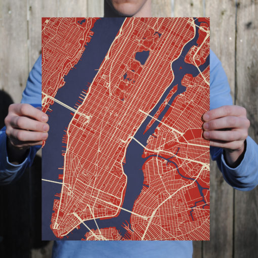 New York City, Manhattan Map Art by City Prints - Image 3