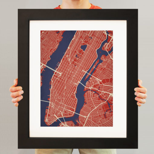 New York City, Manhattan Map Art by City Prints - Image 4