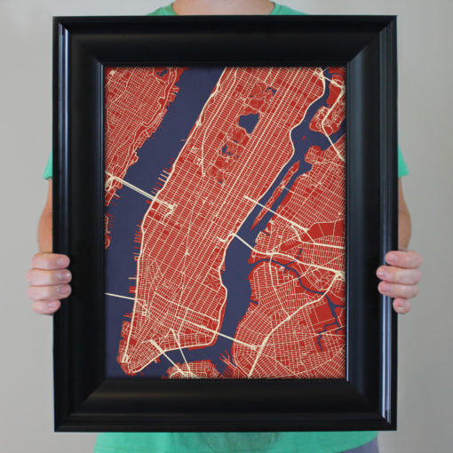 New York City, Manhattan Map Art by City Prints - Image 5