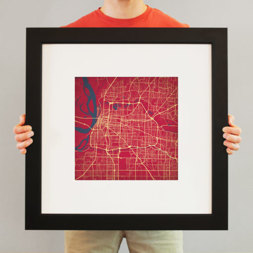 Memphis, Tennessee Map Art by City Prints - Image 4