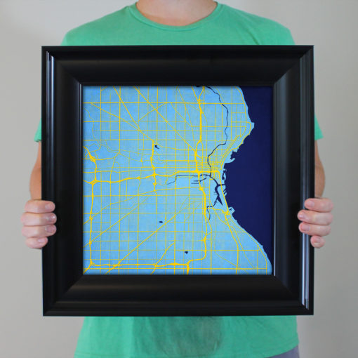 Milwaukee, Wisconsin Map Art by City Prints - Image 5