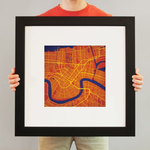 New Orleans, Louisiana Map Art by City Prints - Image 4