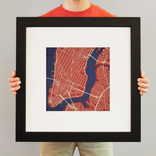 New York City, Lower Manhattan Map Art by City Prints - Image 4