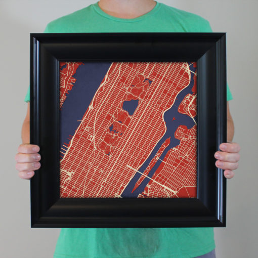 New York City, Upper Manhattan Map Art by City Prints - Image 5