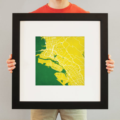 Oakland, California Map Art by City Prints - Image 4