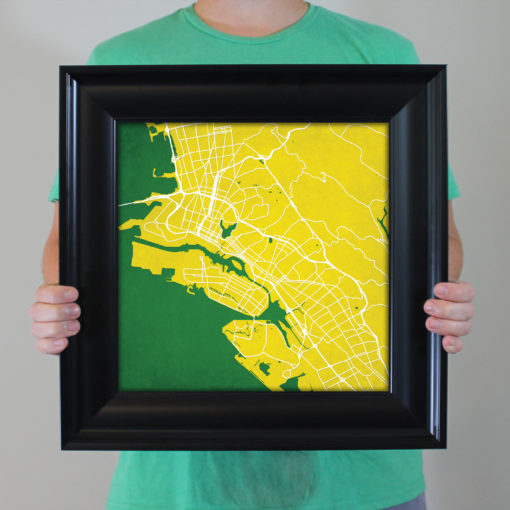 Oakland, California Map Art by City Prints - Image 5