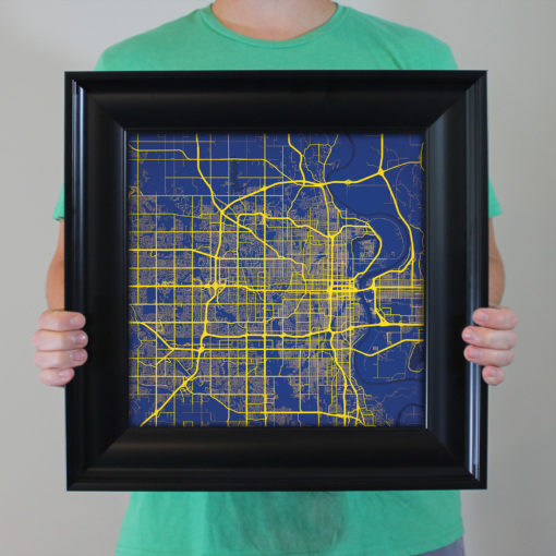 Omaha, Nebraska Map Art by City Prints - Image 5