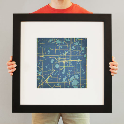 Orlando, Florida Map Art by City Prints - Image 4
