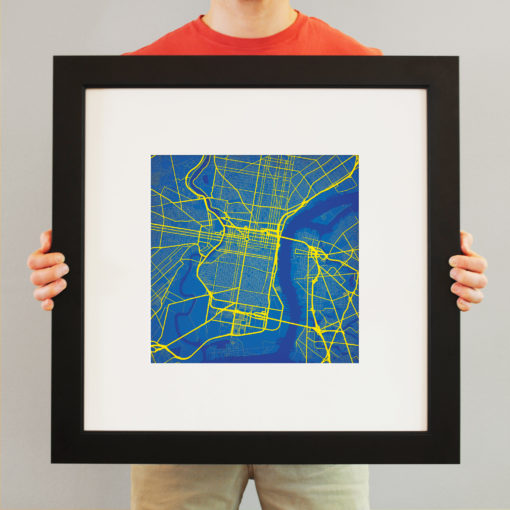 Philadelphia, Pennsylvania Map Art by City Prints - Image 4