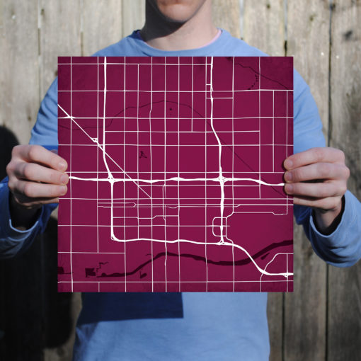 Phoenix, Arizona Map Art by City Prints - Image 3