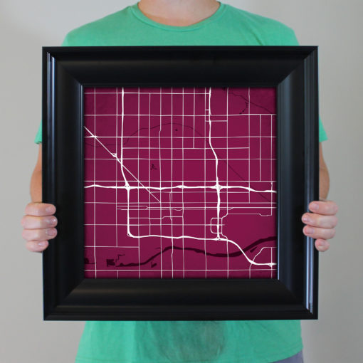 Phoenix, Arizona Map Art by City Prints - Image 5