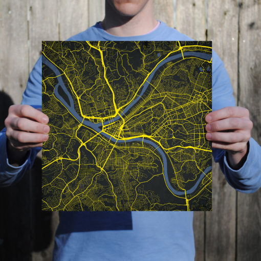 Pittsburgh, Pennsylvania Map Art by City Prints - Image 3